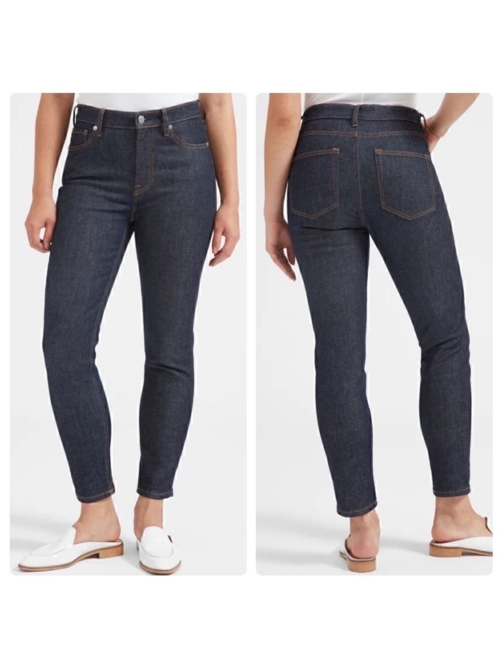 Everlane Women's Skinny Jeans in Dark Indigo Size 27